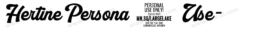 HertinePersona1Use字体转换