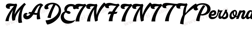 MADEINFINITYPersonal字体转换