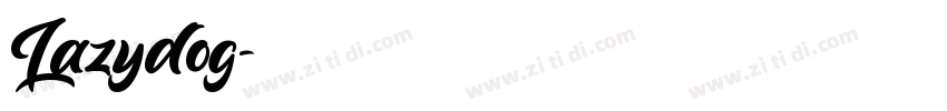 Lazydog字体转换