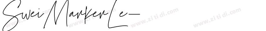 SweiMarkerLe字体转换