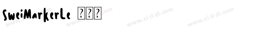 SweiMarkerLe字体转换