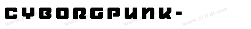 CyborgPunk字体转换
