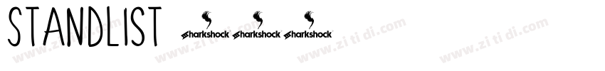 Standlist字体转换