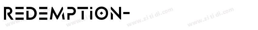 redemption字体转换