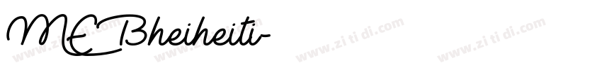 MEBheiheiti字体转换