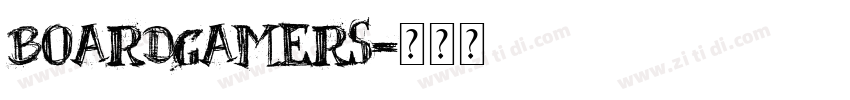 Boardgamers字体转换