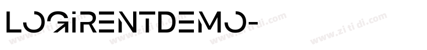 LogirentDemo字体转换