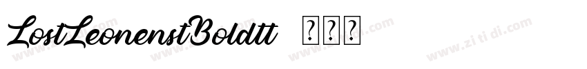 LostLeonenstBoldtt字体转换