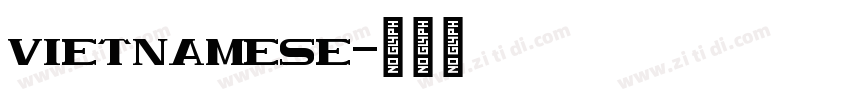 Vietnamese字体转换