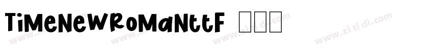 TimeNewRomanttf字体转换