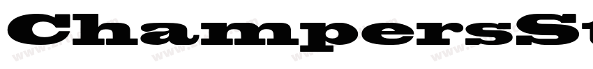 ChampersStd字体转换