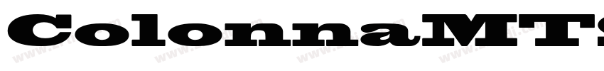 ColonnaMTStd字体转换