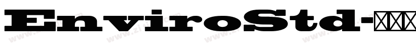 EnviroStd字体转换