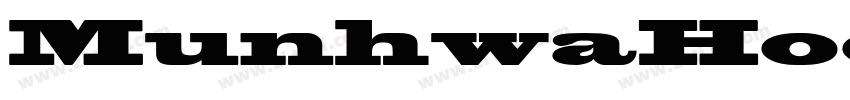MunhwaHoonminStd字体转换