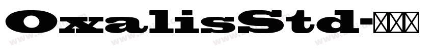 OxalisStd字体转换