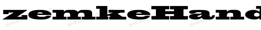 zemkeHandITCStd字体转换
