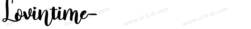 Lovintime字体转换