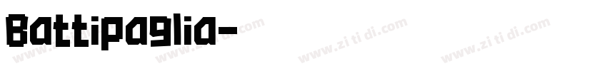Battipaglia字体转换