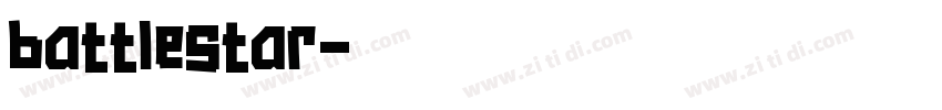battlestar字体转换