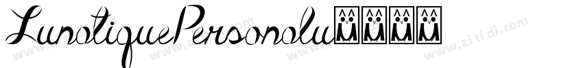 LunatiquePersonalu字体转换