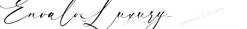Envalo_Luxury字体转换