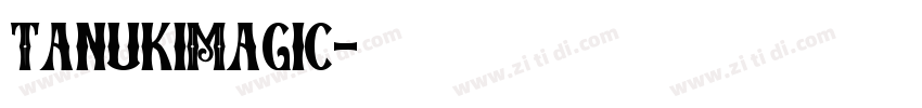 TanukiMagic字体转换