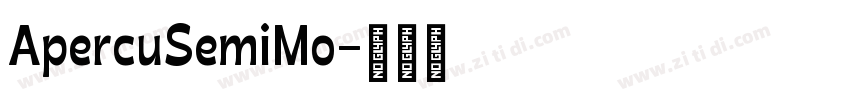ApercuSemiMo字体转换