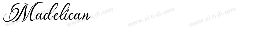 Madelican字体转换