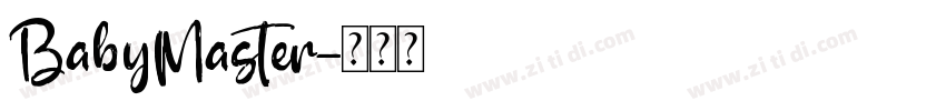 BabyMaster字体转换