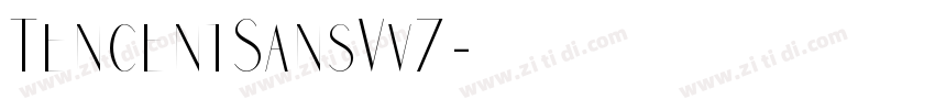 TencentSansVv7字体转换
