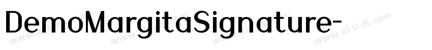 DemoMargitaSignature字体转换