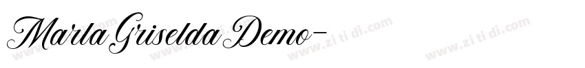 MarlaGriseldaDemo字体转换
