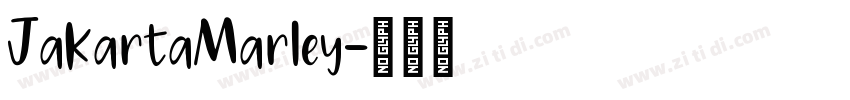 JakartaMarley字体转换