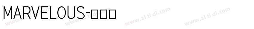 Marvelous字体转换
