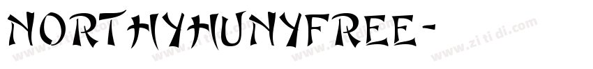 NorthyhunyFree字体转换