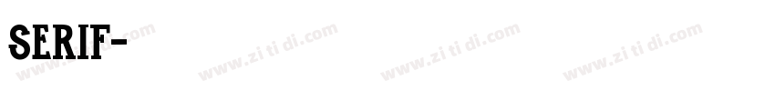Serif字体转换