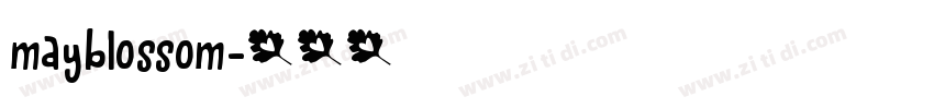mayblossom字体转换