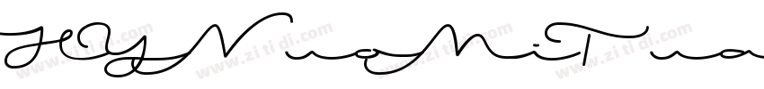 HYNuoMiTuanJ字体转换