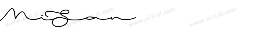 MiSan小米字体字体转换