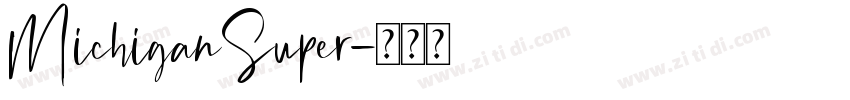 MichiganSuper字体转换