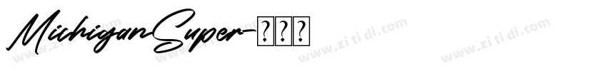 MichiganSuper字体转换