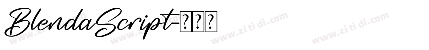 BlendaScript字体转换