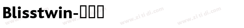 Blisstwin字体转换