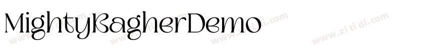MightyBagherDemo字体转换