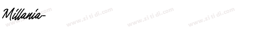 Millania字体转换
