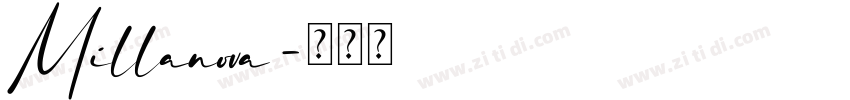 Millanova字体转换