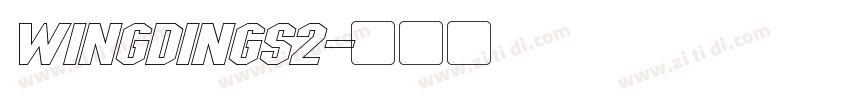 wingdings2字体转换