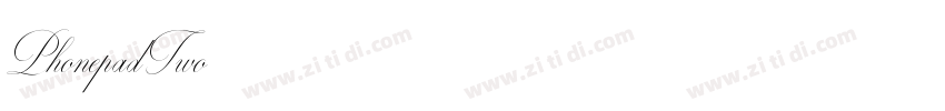 PhonepadTwo字体转换