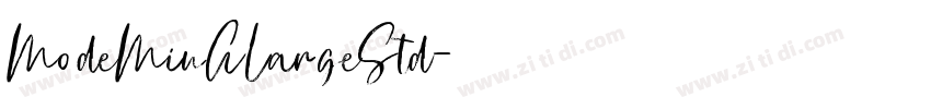 ModeMinALargeStd字体转换