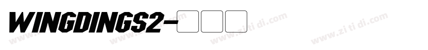 wingdings2字体转换